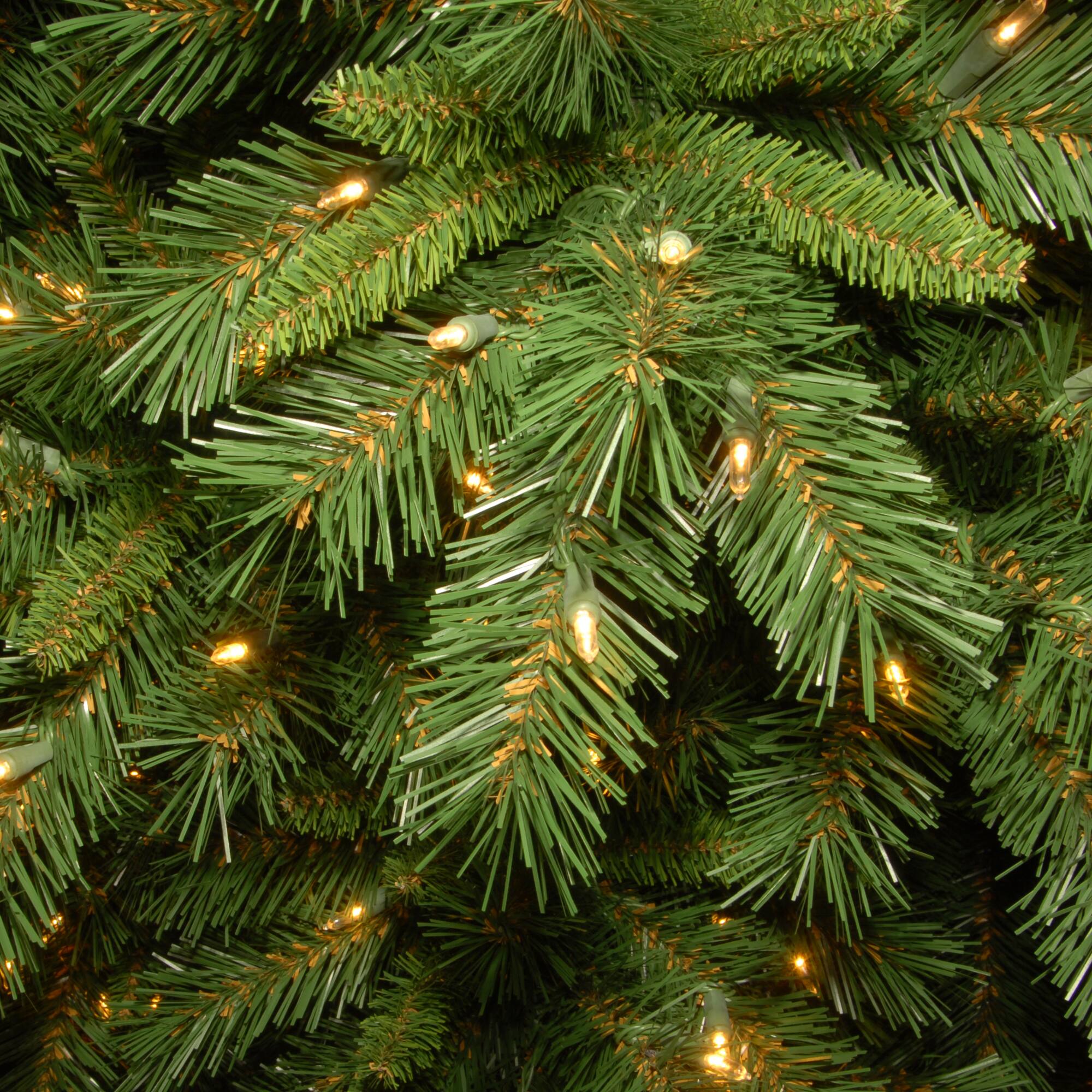 7.5 ft. Pre-lit Tiffany Fir Slim Artificial Christmas Tree, Clear Lights